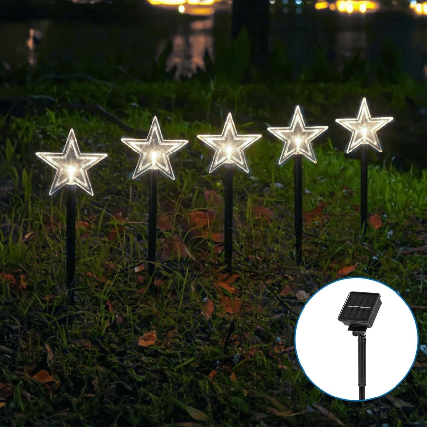 Aigostar - LED Solární vánoční svítidlo LED/0,054W/1,2V 1m IP65 800 mAh studená bílá