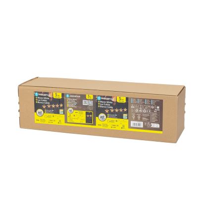 Aigostar - LED Solární vánoční svítidlo LED/0,054W/1,2V 1m IP65 800 mAh teplá bílá