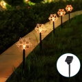 Aigostar - LED Solární vánoční svítidlo LED/0,054W/1,2V 1m IP65 teplá bílá