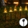 Aigostar - LED Solární vánoční svítidlo LED/0,054W/1,2V 1m IP65 teplá bílá