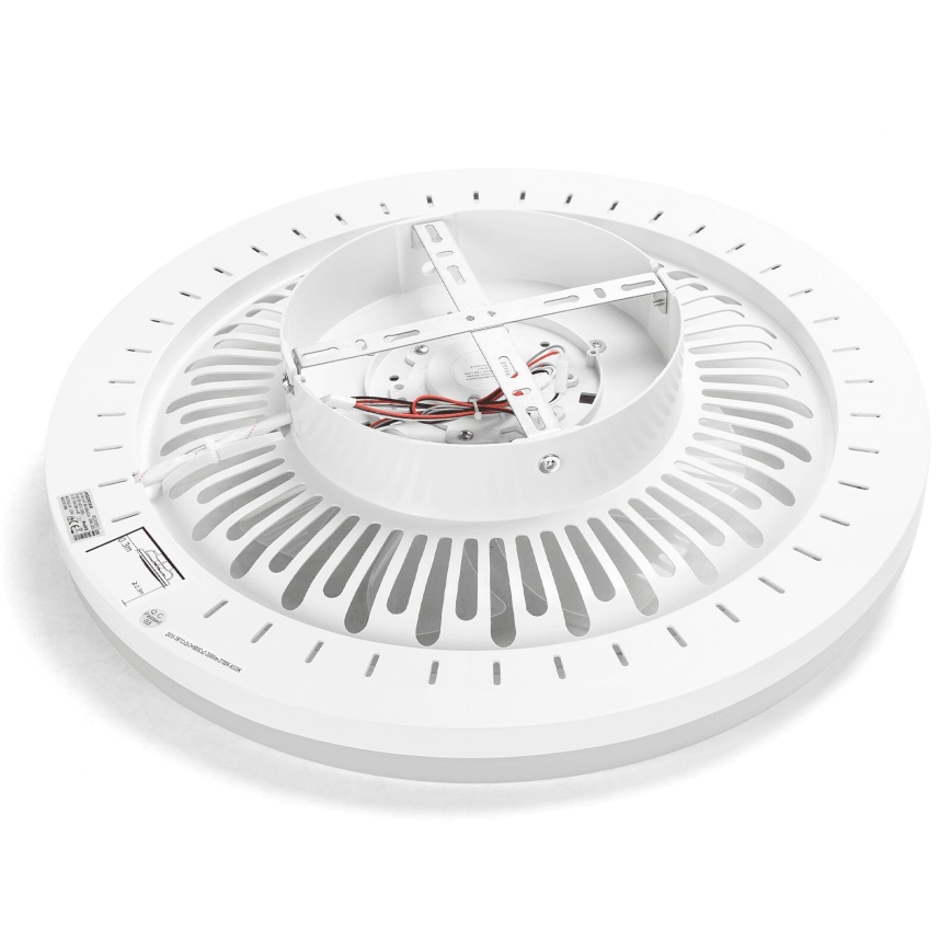 Aigostar - LED Stmívatelné stropní ventilátor LED/40W/230V 2700/4000/6500K pr. 50 cm + dálkové ovládání bílá