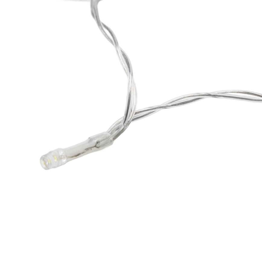 Aigostar - LED Stmívatelný venkovní vánoční řetěz se senzorem pohybu 100xLED/3xAA 12m multicolor + dálkové ovládání