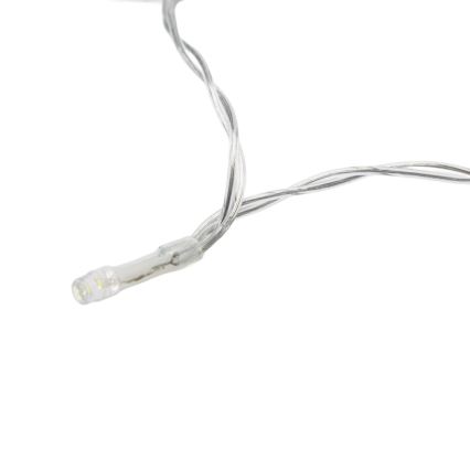 Aigostar - LED Stmívatelný venkovní vánoční řetěz se senzorem pohybu 100xLED/3xAA 12m teplá bílá + dálkové ovládání