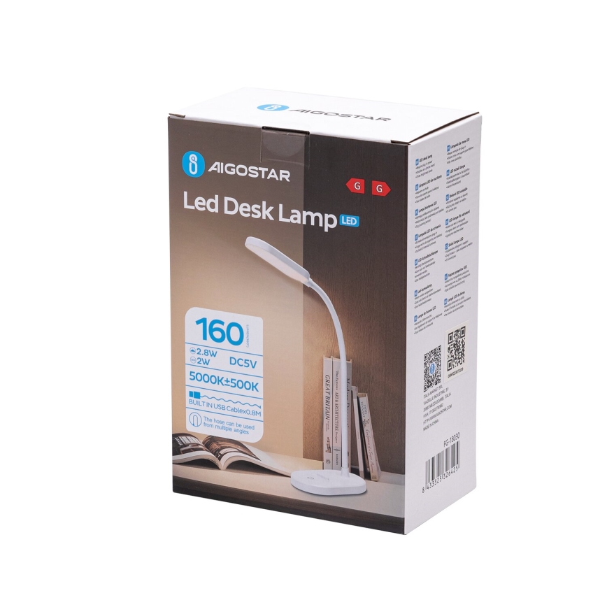 Aigostar - LED Stmívatelná dotyková stolní lampa LED/3W/5V
