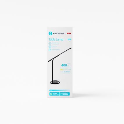 Aigostar - LED Stmívatelná dotyková stolní lampa LED/8W/230V 3000-6000K černá
