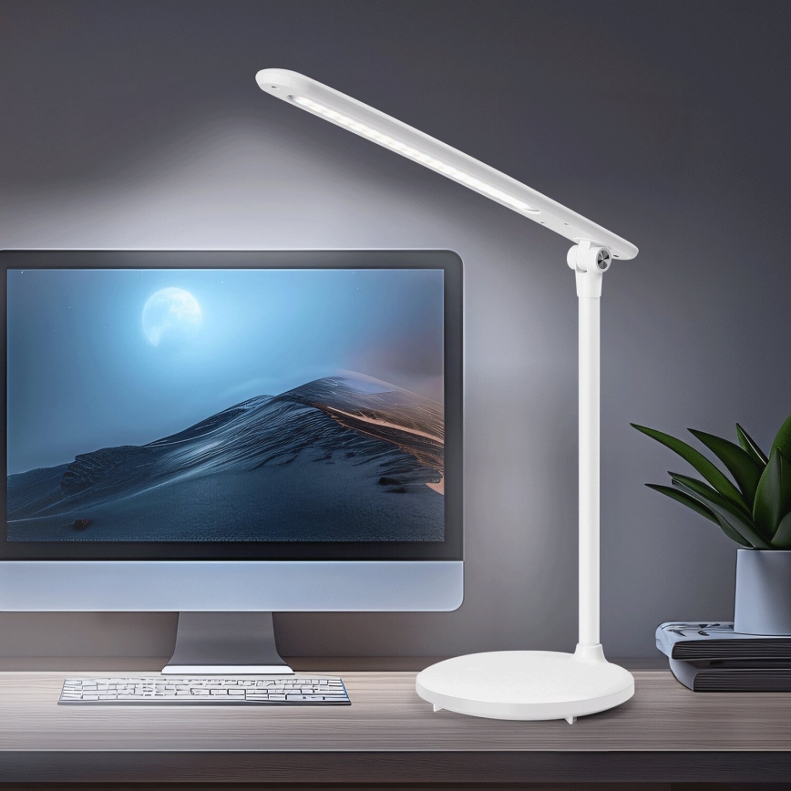 Aigostar - LED Stmívatelná nabíjecí dotyková stolní lampa LED/3W/5V 2700/4000/6500K 1800 mAh