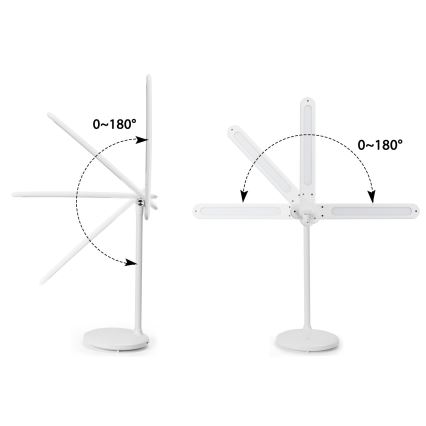 Aigostar - LED Stmívatelná nabíjecí dotyková stolní lampa LED/3W/5V 1200mAh 3000/4000/6500K