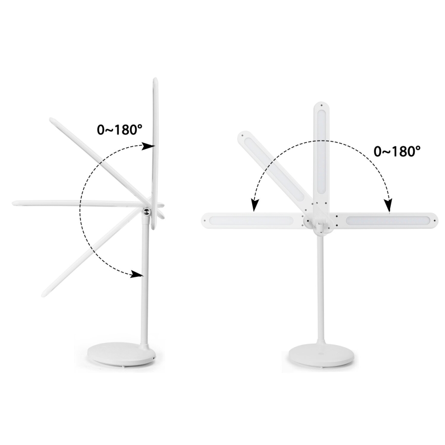 Aigostar - LED Stmívatelná nabíjecí dotyková stolní lampa LED/3W/5V 1200mAh 3000/4000/6500K