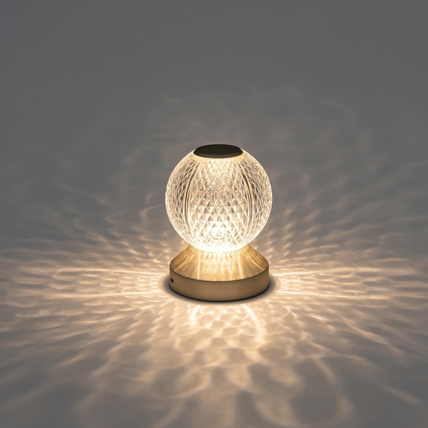 Aigostar - LED Stmívatelná nabíjecí stolní lampa LED/1W/5V 2700/4000/6500K 1800mAh 13,5 cm