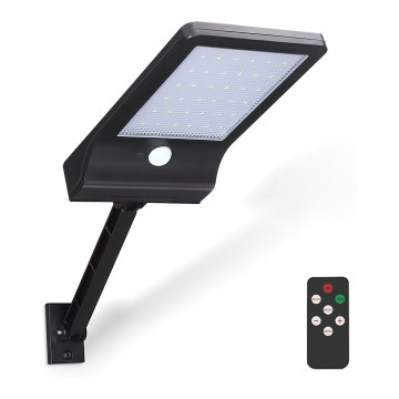 Aigostar - LED Stmívatelná solární lampa se senzorem LED/2,3W/5,5V IP65 1800 mAh + dálkové ovládání