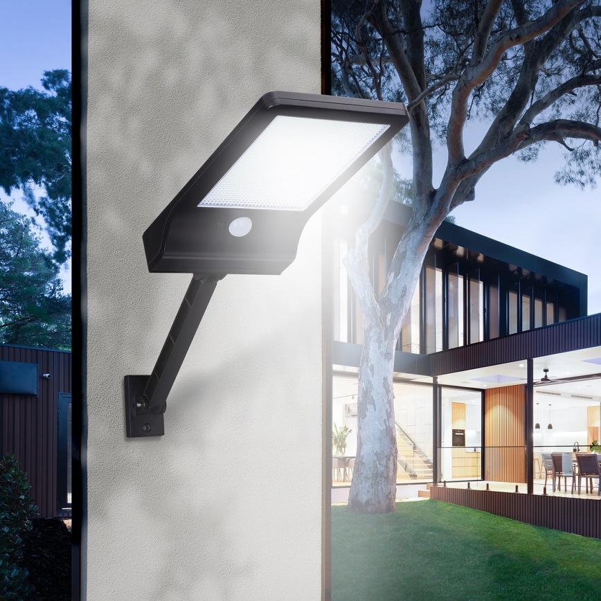 Aigostar - LED Stmívatelná solární lampa se senzorem LED/2,3W/5,5V IP65 1800 mAh + dálkové ovládání