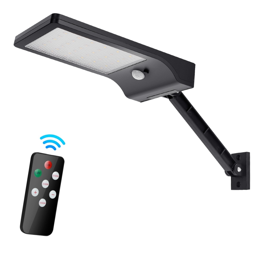 Aigostar - LED Stmívatelná solární lampa se senzorem LED/2,3W/5,5V IP65 1800 mAh + dálkové ovládání