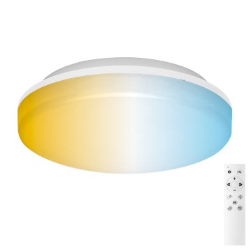 Aigostar - LED Stmívatelné koupelnové stropní svítidlo LED/24W/230V 3000K-6500K IP54 + dálkové ovládání