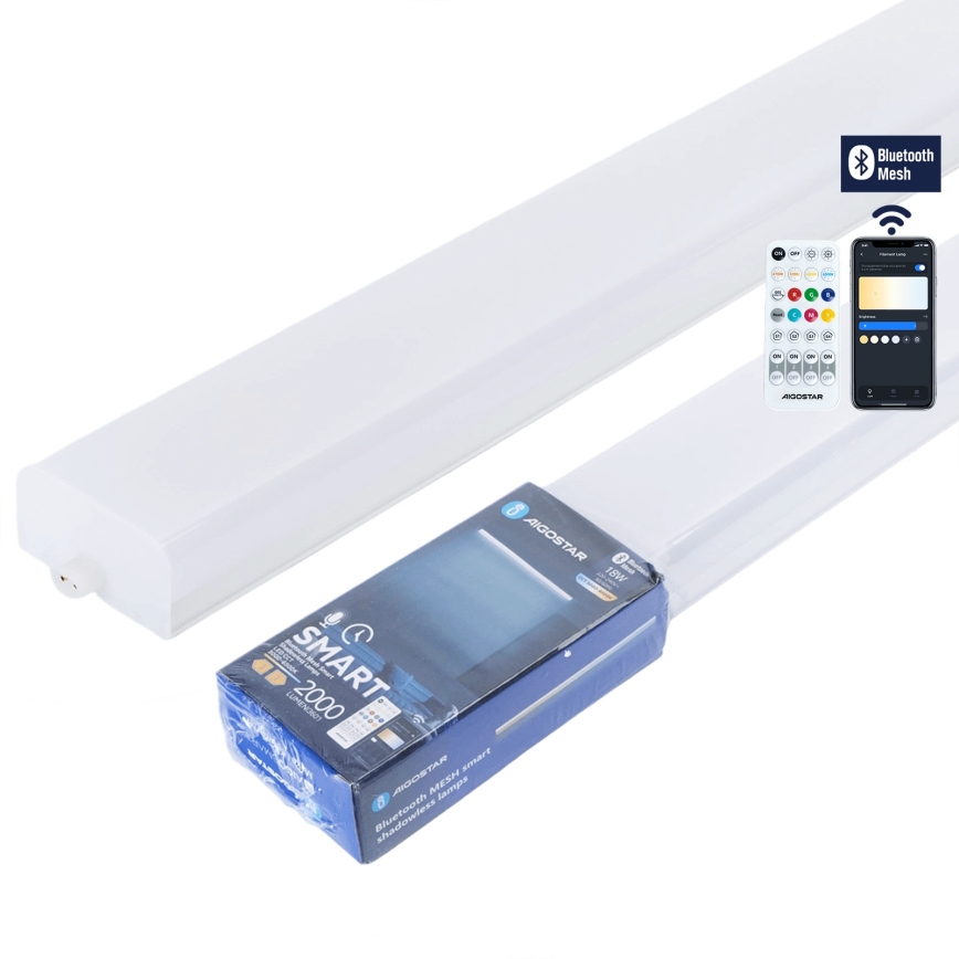 Aigostar - LED Stmívatelné zářivkové svítidlo MESH LED/18W/230V 3000-6500K