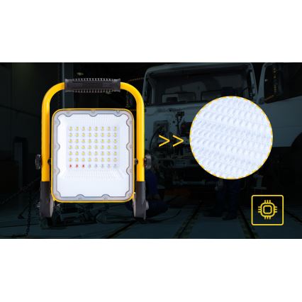 Aigostar - LED Stmívatelný nabíjecí reflektor LED/100W/5V 6500K IP65 1500mAh