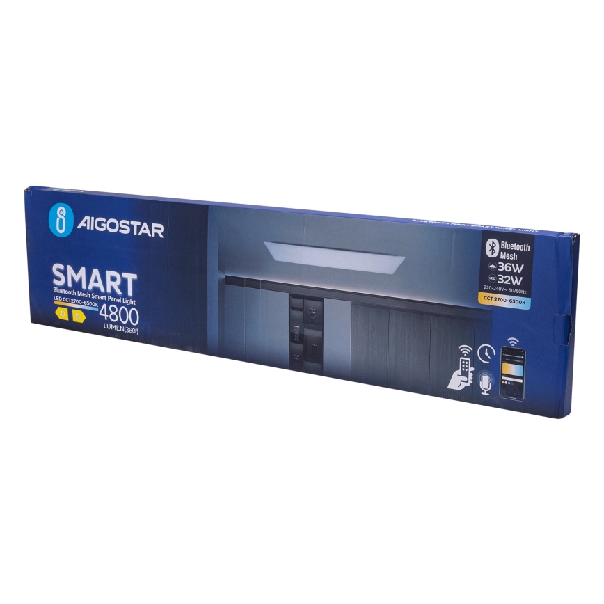 Aigostar - LED Stmívatelný panel podhledový MESH LED/36W/230V 2700-6500K 120x30 cm