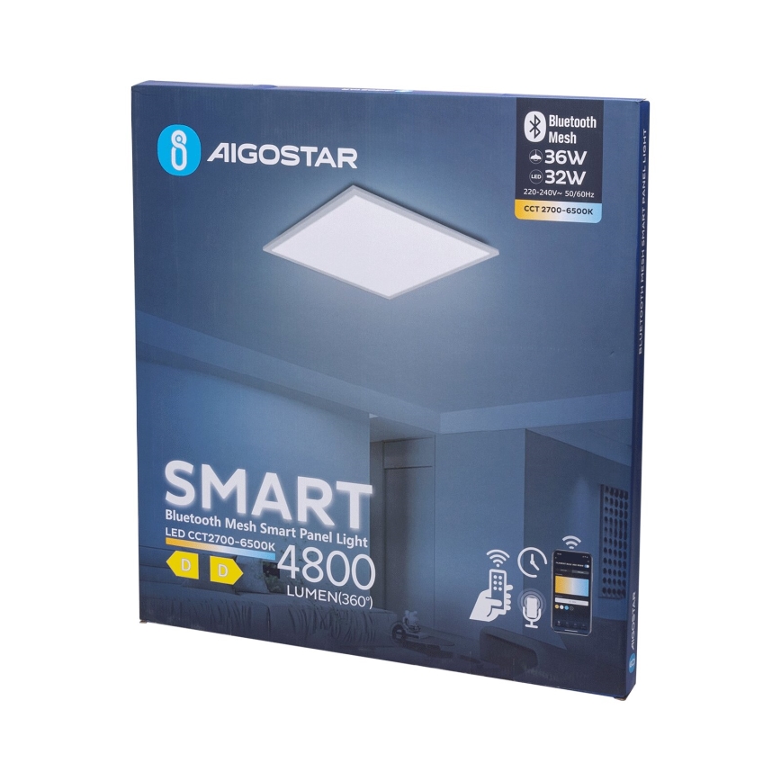 Aigostar - LED Stmívatelný podhledový panel MESH LED/36W/230V 2700-6500K 60x60 cm