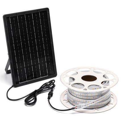 Aigostar - LED Stmívatelný solární pásek LED/20W/3,2V 20 m 2700K IP65 + dálkové ovládání