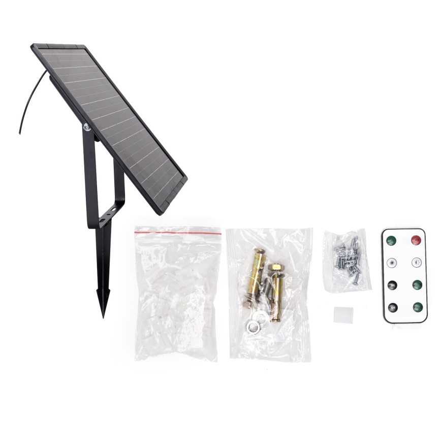 Aigostar - LED Stmívatelný solární pásek LED/20W/3,2V 20 m 2700K IP65 + dálkové ovládání