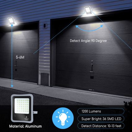 Aigostar - LED Stmívatelný solární reflektor LED/100W/3,2V IP65 + DO