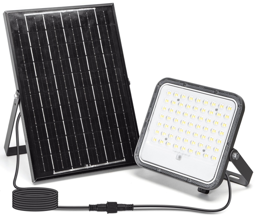 Aigostar - LED Stmívatelný solární reflektor LED/100W/3,4V 3000/4000/6500K IP66 8000 mAh + dálkové ovládání