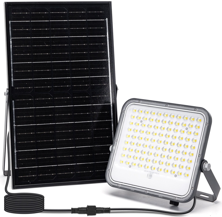 Aigostar - LED Stmívatelný solární reflektor LED/150W/3,4V 3000/4000/6500K IP66 12000 mAh + dálkové ovládání
