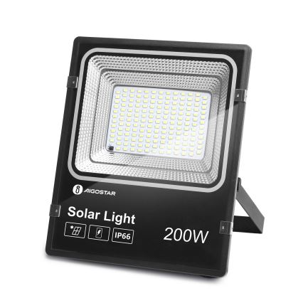Aigostar - LED Stmívatelný solární reflektor LED/200W/3,2V IP66 15000 mAh + dálkové ovládání