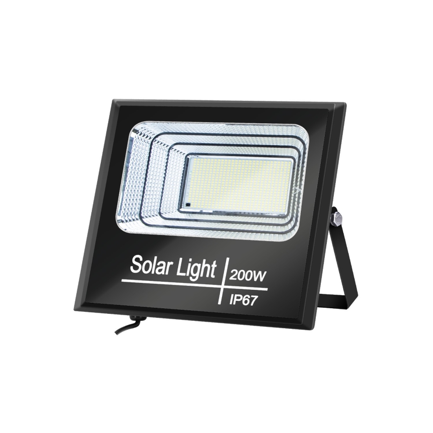 Aigostar - LED Stmívatelný solární reflektor LED/200W/3,2V IP67 + dálkové ovládání