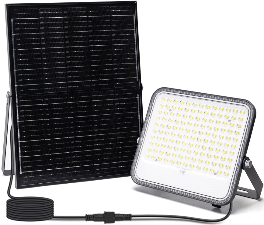 Aigostar - LED Stmívatelný solární reflektor LED/200W/3,4V 3000/4000/6500K IP66 + dálkové ovládání
