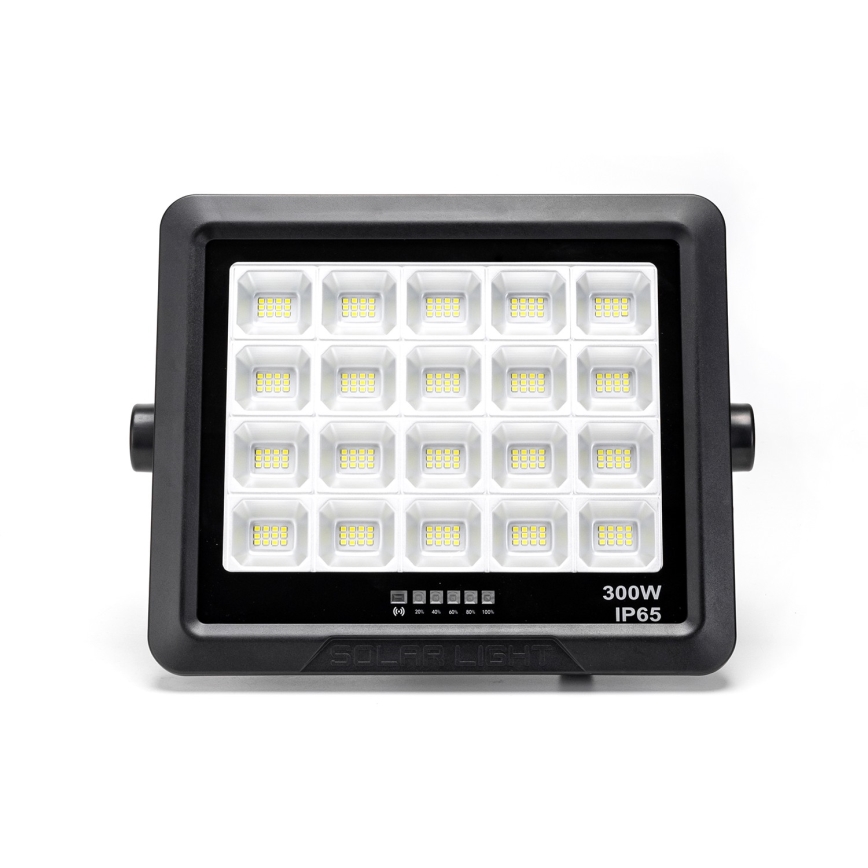 Aigostar - LED Stmívatelný solární reflektor LED/300W/3,4V IP65 + dálkové ovládání