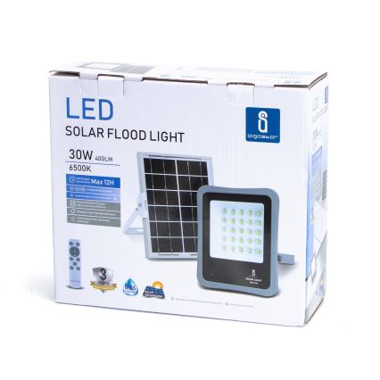 Aigostar - LED Stmívatelný solární reflektor LED/30W/3,2V IP67 + DO