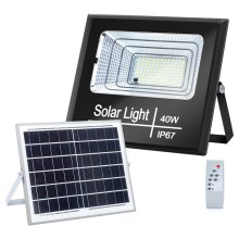 Aigostar - LED Stmívatelný solární reflektor LED/40W/3,2V IP67 + DO