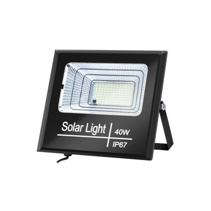 Aigostar - LED Stmívatelný solární reflektor LED/40W/3,2V IP67 2000 mAh + DO