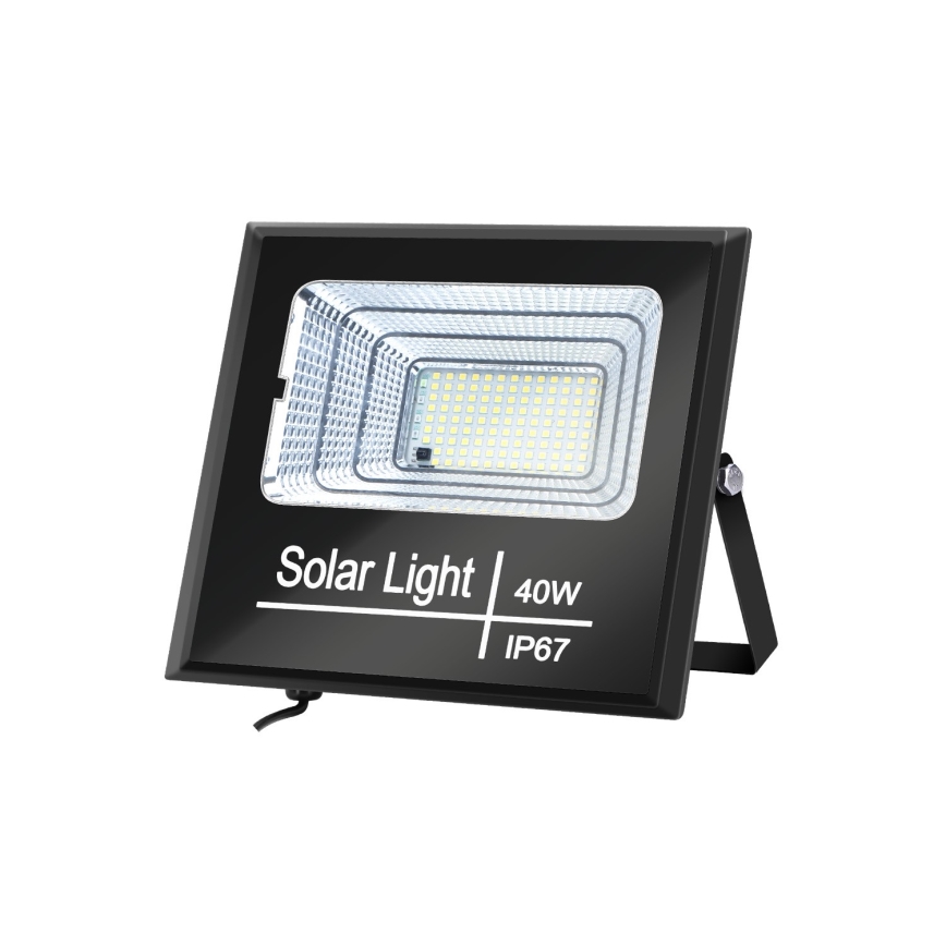 Aigostar - LED Stmívatelný solární reflektor LED/40W/3,2V IP67 2000 mAh + DO