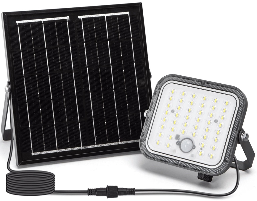 Aigostar - LED Stmívatelný solární reflektor se senzorem LED/80W/3,4V 6500K IP66 + dálkové ovládání