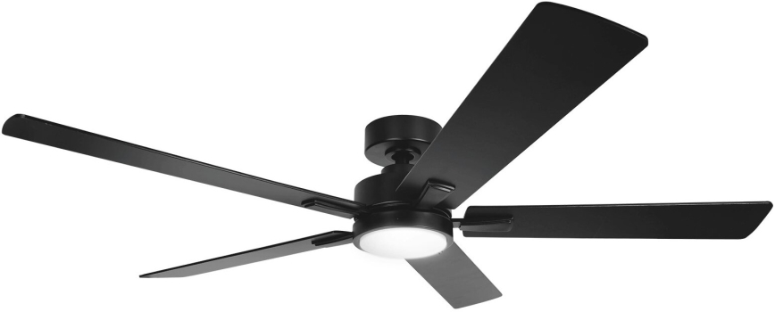 Aigostar - LED Stmívatelný stropní ventilátor LED/20W/230V 2700-6500K 132cm černá + dálkové ovládání
