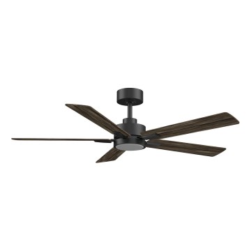 Aigostar - LED Stmívatelný stropní ventilátor LED/20W/230V 2700-6500K 132cm hnědá + dálkové ovládání