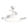 Aigostar - LED Stmívatelný stropní ventilátor LED/36W/230V 2700-6500K pr. 107 cm + dálkové ovládání bílá