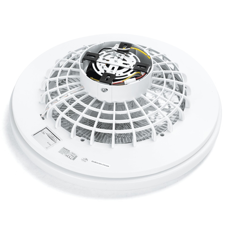 Aigostar - LED Stmívatelný stropní ventilátor LED/40W/230V 2700-6500K pr. 48 cm + dálkové ovládání bílá