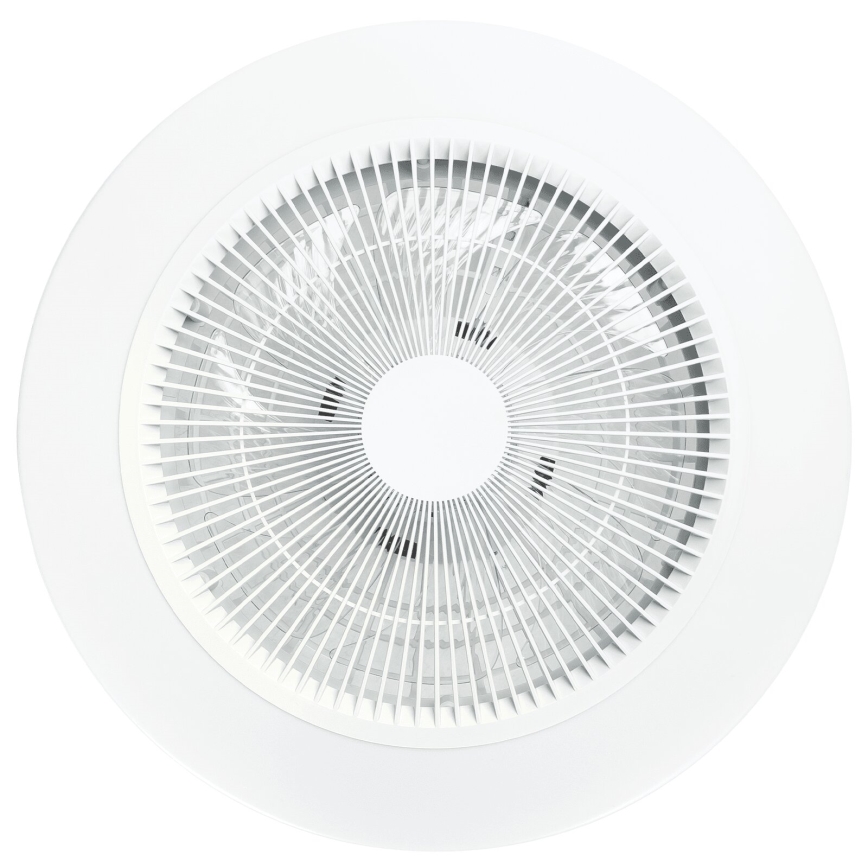 Aigostar - LED Stmívatelný stropní ventilátor LED/40W/230V 2700-6500K pr. 48 cm + dálkové ovládání bílá