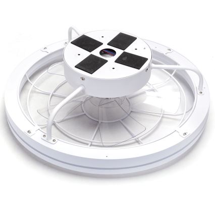 Aigostar - LED Stmívatelný stropní ventilátor LED/40W/230V 2700-6500K pr. 48 cm + dálkové ovládání bílá