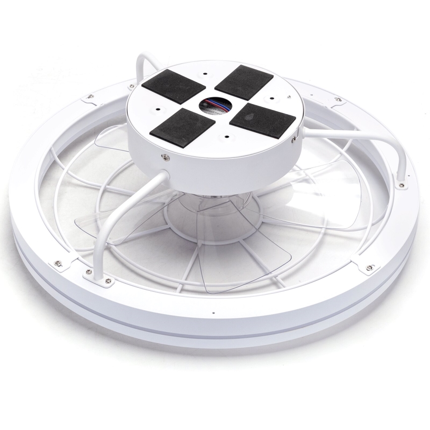 Aigostar - LED Stmívatelný stropní ventilátor LED/40W/230V 2700-6500K pr. 48 cm + dálkové ovládání bílá