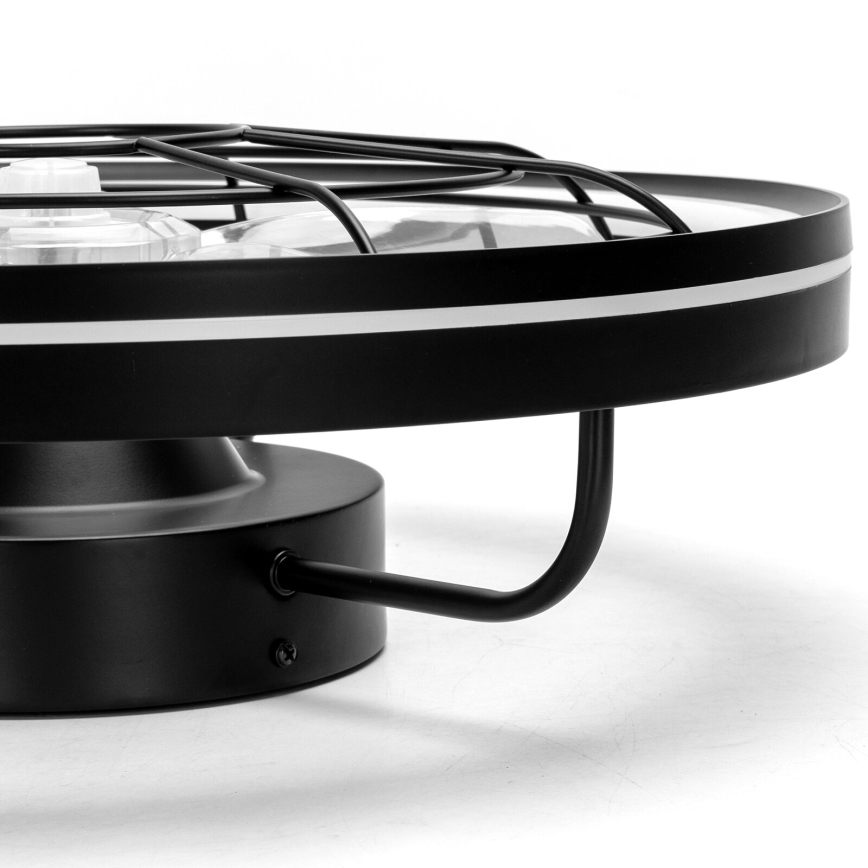 Aigostar - LED Stmívatelný stropní ventilátor LED/40W/230V 2700-6500K pr. 48 cm + dálkové ovládání černá