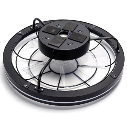 Aigostar - LED Stmívatelný stropní ventilátor LED/40W/230V 2700-6500K pr. 48 cm + dálkové ovládání černá