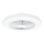 Aigostar - LED Stmívatelný stropní ventilátor LED/40W/230V 2700-6500K pr. 48 cm + dálkové ovládání bílá