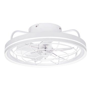 Aigostar - LED Stmívatelný stropní ventilátor LED/40W/230V 2700-6500K pr. 48 cm + dálkové ovládání bílá