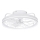 Aigostar - LED Stmívatelný stropní ventilátor LED/40W/230V 2700-6500K pr. 48 cm + dálkové ovládání bílá