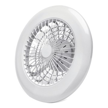 Aigostar - LED Stmívatelný stropní ventilátor LED/40W/230V 2700-6500K pr. 49 cm + dálkové ovládání bílá
