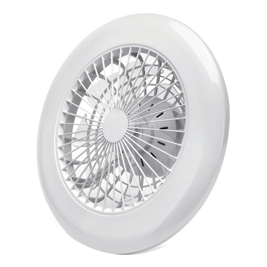 Aigostar - LED Stmívatelný stropní ventilátor LED/40W/230V 2700-6500K pr. 49 cm + dálkové ovládání bílá