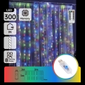 Aigostar - LED Stmívatelný vánoční řetěz 300xLED/8 funkcí USB 6x3m multicolor + dálkové ovládání